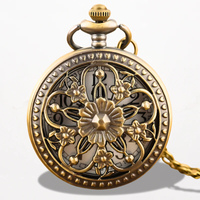 Montre Collier Fleur Élégante