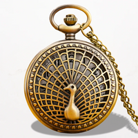 Montre Collier Paon