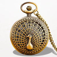 Montre Collier Paon