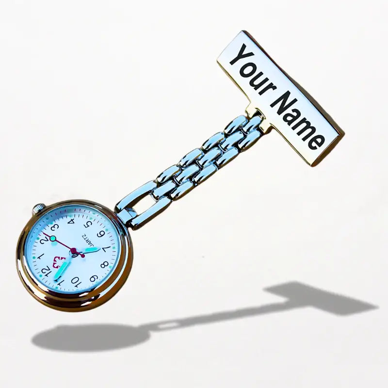 Montre à Gousset D'infirmière Personnalisée Icône De Nom