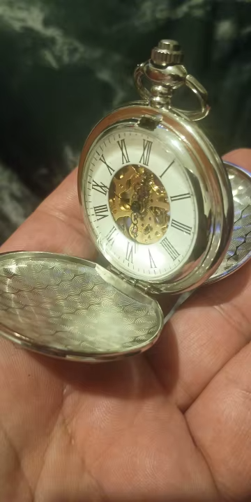 montre gousset double chasseur