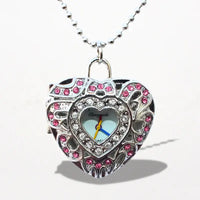 Montre Pendentif Femme Coeur