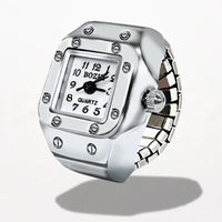 Bague Montre Blanche