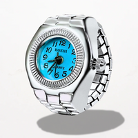 Bague Montre Pour Femme Bleu
