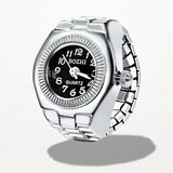Bague Montre Pour Femme Noir