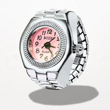 Bague Montre Pour Femme Rose