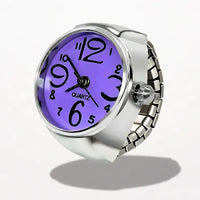 Bague Montre Pour Femme Violet