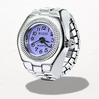 Bague Montre Quartz Violet