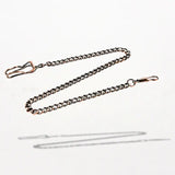 Chaîne De Montre à Gousset Bronze