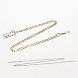 Chaîne De Montre à Gousset en Argent