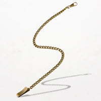 Chaîne Montre Gousset à Clip Bronze