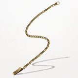 Chaîne Montre Gousset à Clip Bronze