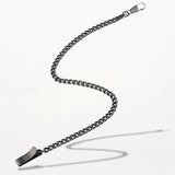 Chaîne Montre Gousset à Clip Noir