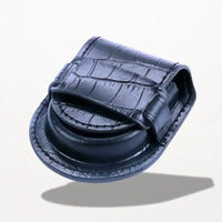 Étui Montre Gousset Cuir Noir