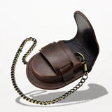 Étui Montre Gousset Vintage Marron