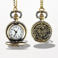 Montre à Gousset Ancienne Femme Papillon