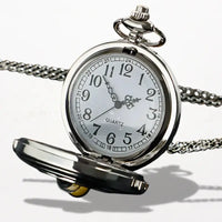 Montre à Gousset Avec Sablier en Argent