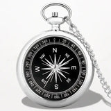 Montre à Gousset Boussole Ouverte Argent