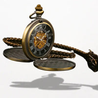 Montre à Gousset Bronze Double Clapet Mécanique