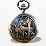 Montre à Gousset Cerf en Forêt