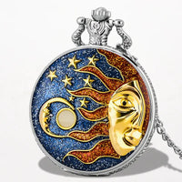 Montre à Gousset Croissant Lunaire Et Étoile