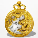 Montre à Gousset Dragon Dorée