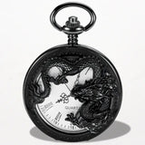 Montre à Gousset Dragon Noir