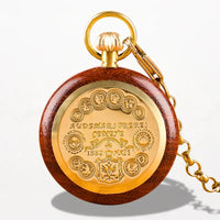 Montre à Gousset en Bois Mécanique