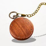 Montre à Gousset en Bois Quartz