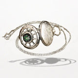 Montre à Gousset et Boussole Argent