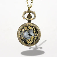 Montre à Gousset Femme Collier Rouage