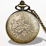 Montre à Gousset Femme Gravure Fleural