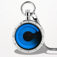Montre à Gousset Futuriste Argent