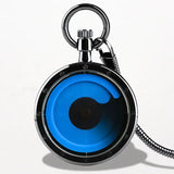 Montre à Gousset Futuriste Noire