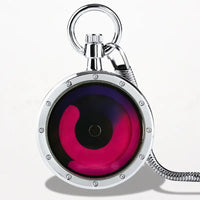 Montre à Gousset Futuriste Rouge