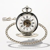Montre à Gousset Mécanique Chiffre Romain Argent