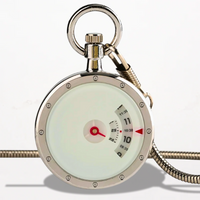 Montre à Gousset Moderne Design Blanche