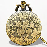 Montre à Gousset Motif Fleur Ancienne