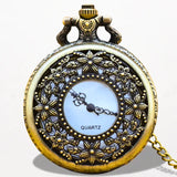 Montre à Gousset Motif Fleur Ancienne