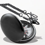 Montre à Gousset Personnalisable Quartz Noire