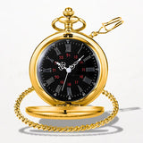 Montre à Gousset Personnalisable Quartz Or