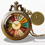 Montre à Gousset Quartz Multicolore