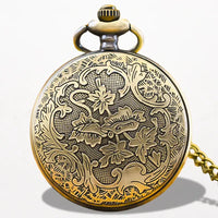 Montre à Gousset Quartz Rouage Bronze