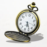 Montre à Gousset Quartz Rouage Bronze