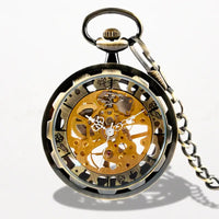 Montre à Gousset Squelette Femme