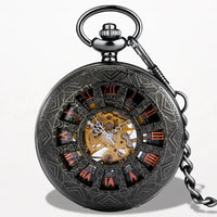 Montre à Gousset Steampunk Black Vintage