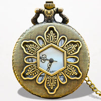 Montre À Gousset Vintage Fleur