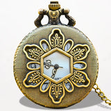 Montre À Gousset Vintage Fleur