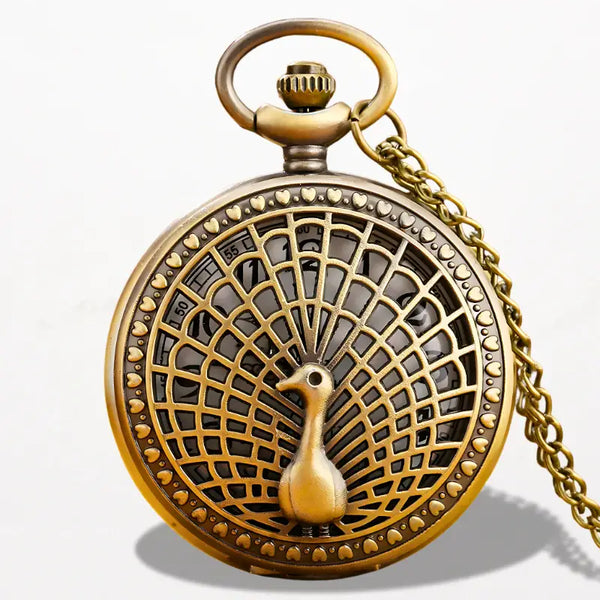 Montre Collier Paon