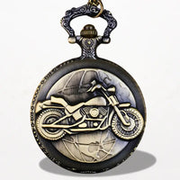 Montre Gousset Avec Gravure Moto